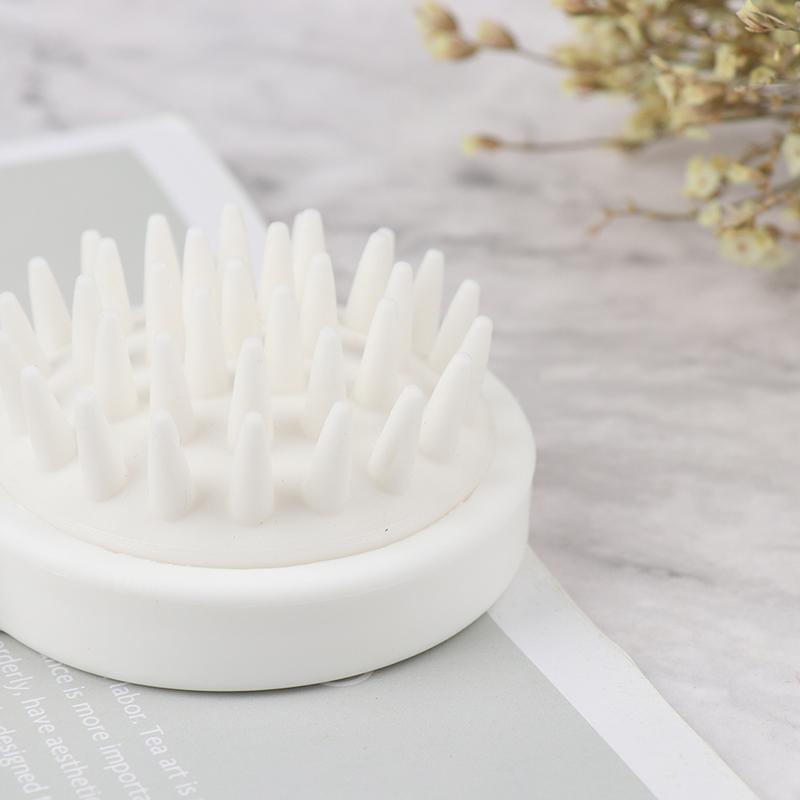 Handheld Silicone Scalp Shampoo Massage Brush Washing Shower Clean Brush Bath