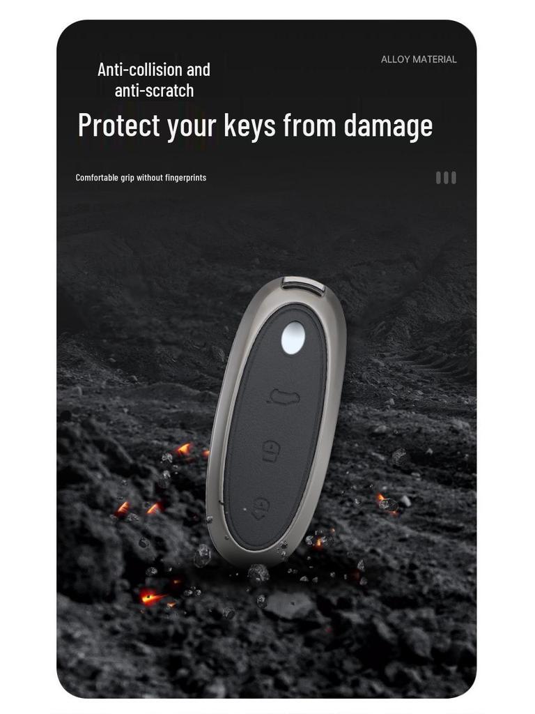 Dongfeng Nano 01 Key Case Set: 24 Models, Leather Key Protection Cover with Buckle for New Energy Vehicles