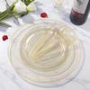 75pcs Gold Plastic Silverware- Disposable Gold Glitter Plastic Cutlery- Plastic Flatware Includes 25 Forks, 25 Spoons, 25 Knives