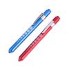 Portable Medical Led Penlight With Pupil Gauge Ruler With Battery Mini Flashlight White+Yellow Light For Doctor Nurse Diagnosis