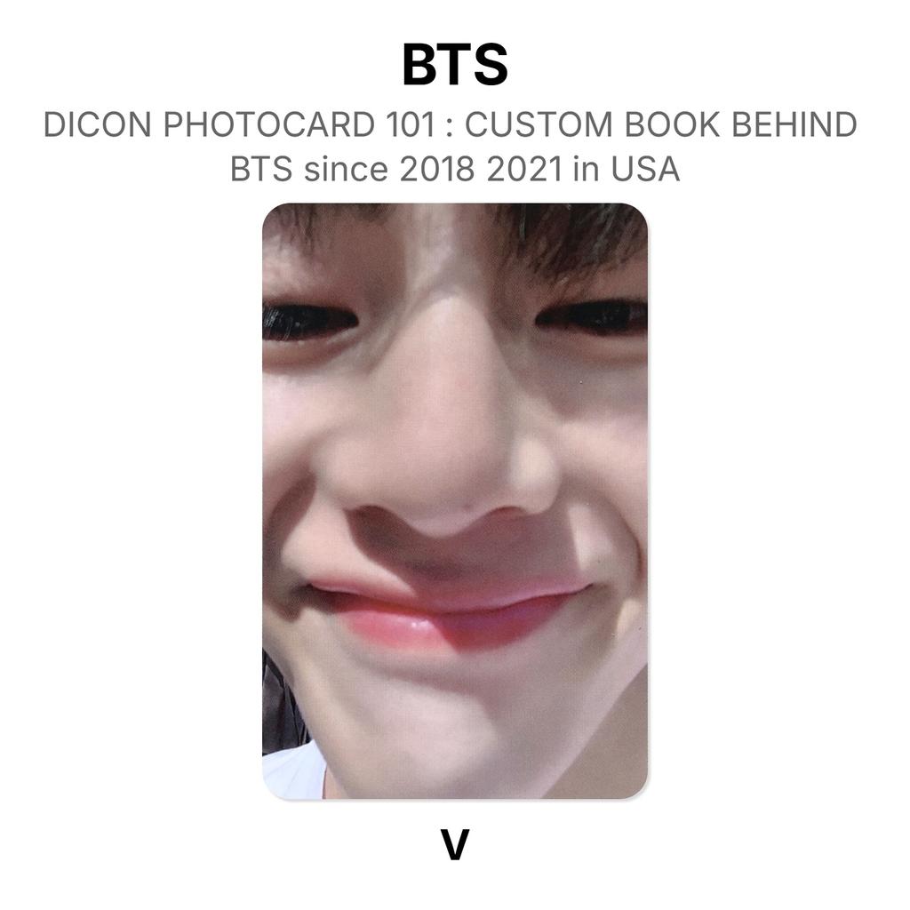 BTS DICON PHOTOCARD 101 : CUSTOM BOOK BEHIND BTS Since 2018 2021 In USA Official Photocard