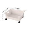 Storage Box Organizer Toy Storage Bin with Removable Wheels Multifunctional