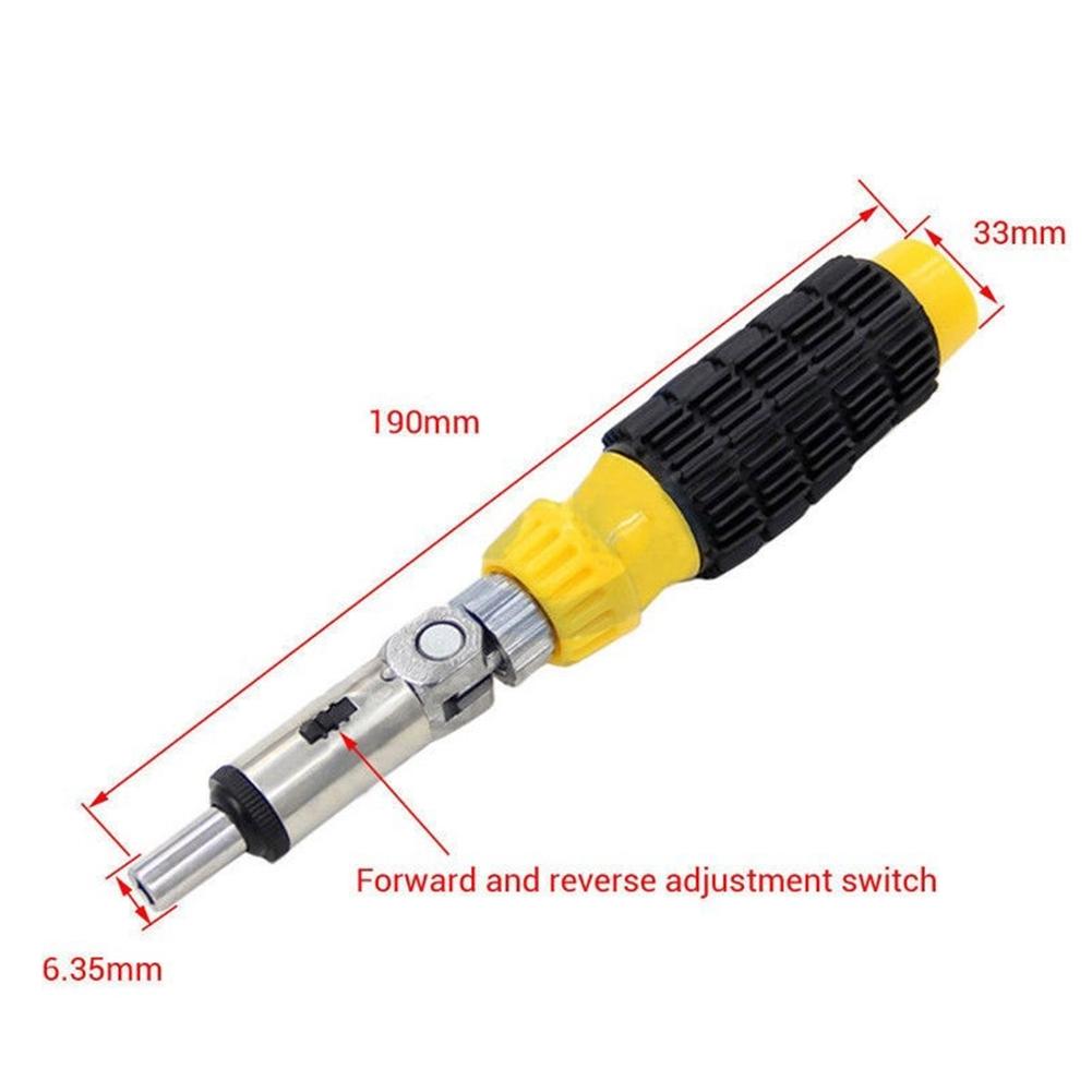 1/4 Inch Hex Screwdriver Bits Black Ratchet Screwdriver