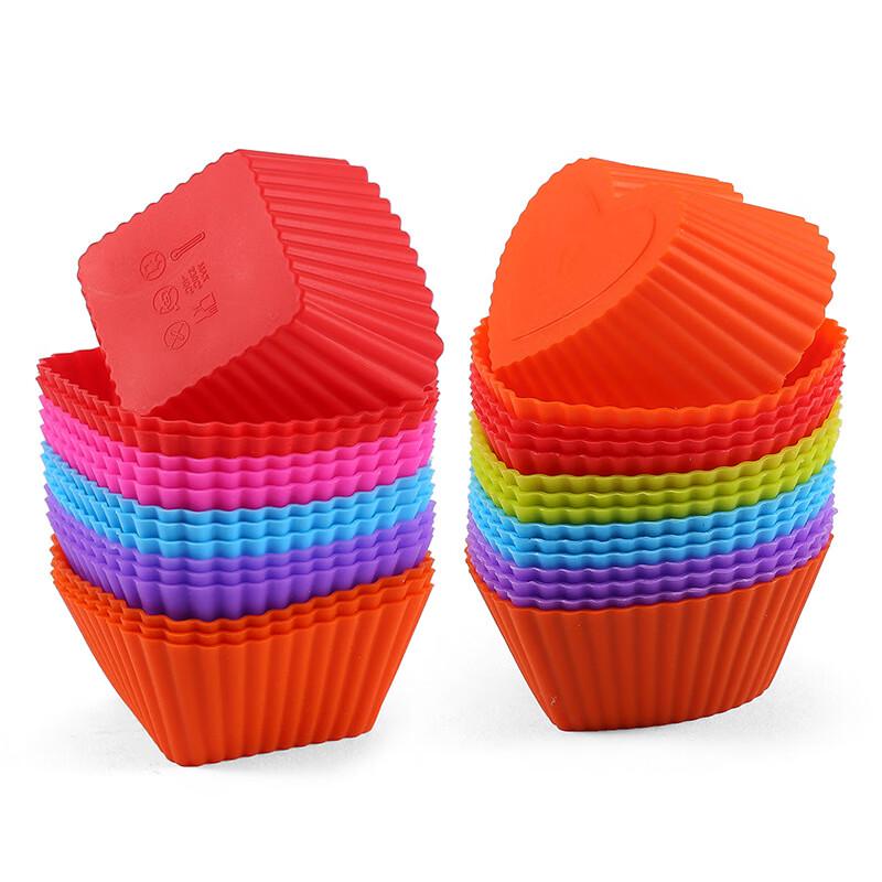 Changbaosen Silicone Cake & Pudding Mold Cups (100 Pcs)