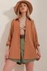 Women's Shirt New Season Fashion Mustard Oversize Linen Shirt