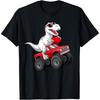 Valentines Day T Rex Riding Monster Truck Funny Toddler Men T-Shirt