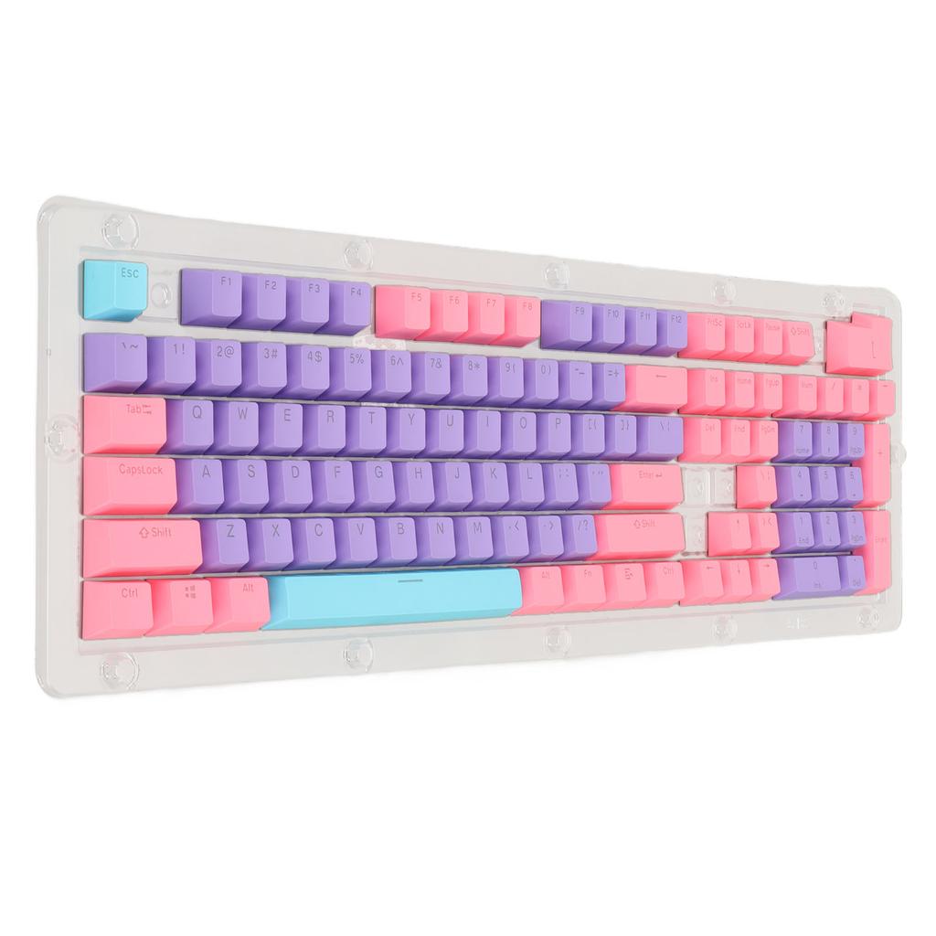 PBT Keyboard Keycaps 2 Color Injection Molding Light OEM Height Combination Keycaps for Mechanical Keyboard