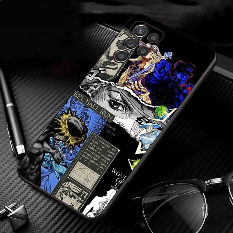 

Чехол для телефона для Samsung Galaxy S25 S24 S23 S22 S21 Ultra S24 S23 S22 S21 S25 Plus S24 S20 FE ДжоДжо гиро зеппели Аниме S25Plus