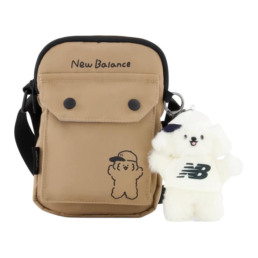 

New Balance Fabric Shoulder Bag, Crossbody Bag Regular Unisex Khaki New Balance LAB42407KH хаки