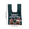 Christmas Wristlet Bag Cute Women Wrist Knotted for Valentines Party