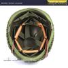 WWII M1 Classic Steel Helmet with Net Cover & Luminous Cat Eye Band - 3-in-1 Movie Prop Set