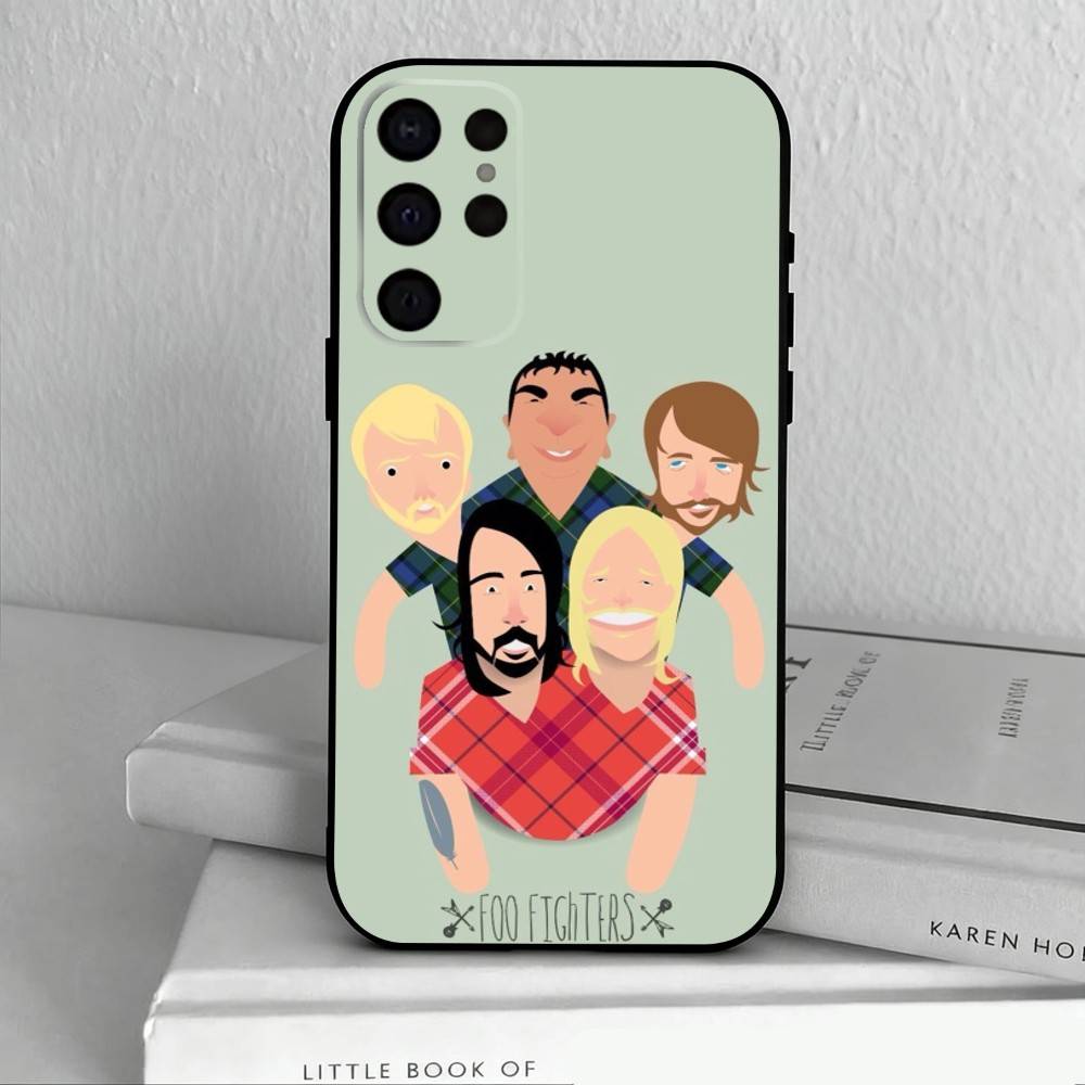 

High-octane Band Foo Fighters Phone Case For Samsung S25,S24,S21,S22,S23,S30,Ultra,S20,Plus,Others Soft Black Cover Samsung S26