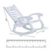 1/12 Miniature Furniture Toys Wooden Rocking Garden Miniature Decoration home Ornaments