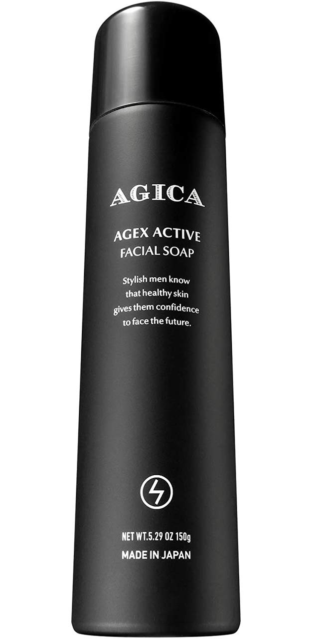 

AGICA Мужская пенка для умывания, Микрогазированная пена, не требующая вспенивания, Удаляет загрязнения из пор, Акне, Себум, Жирная кожа, Бритье, AGEX ACTIVE