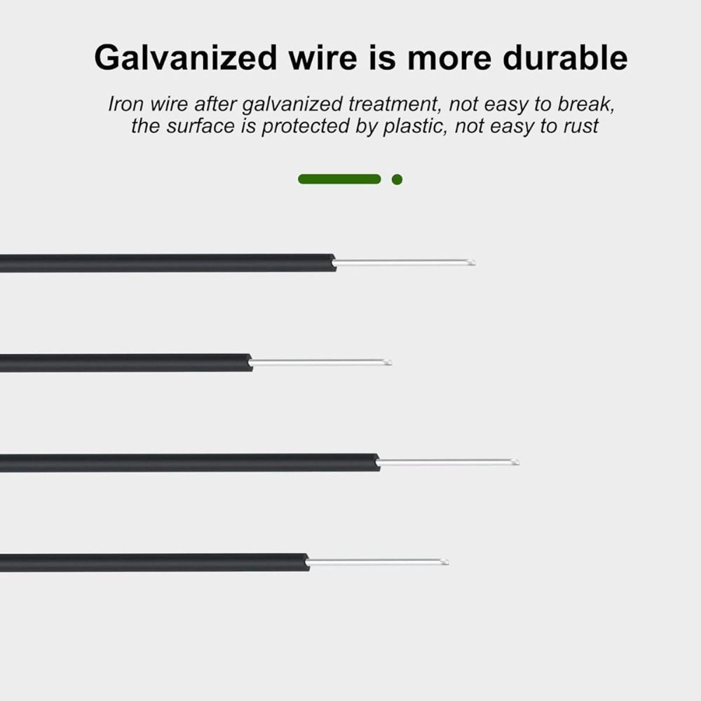 1000 PCS Reusable Plastic Twist Ties Metal Wire Wire Straps Cable Organizer  Home Office