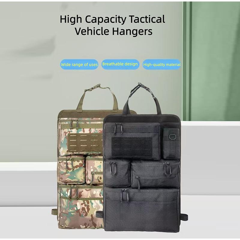 Car Rear Suspension Storage Bag With Zipper Multi Compartment Storage Bag Multifunctional Luggage Organizer And Storage Bag
