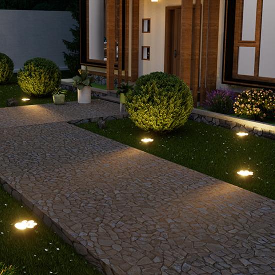Solar Dog Paw Print Lawn Light, LED Garden Stake Light, Waterproof Outdoor Decorative Footpath Light for Yard Patio, Walkway Landscape Lighting