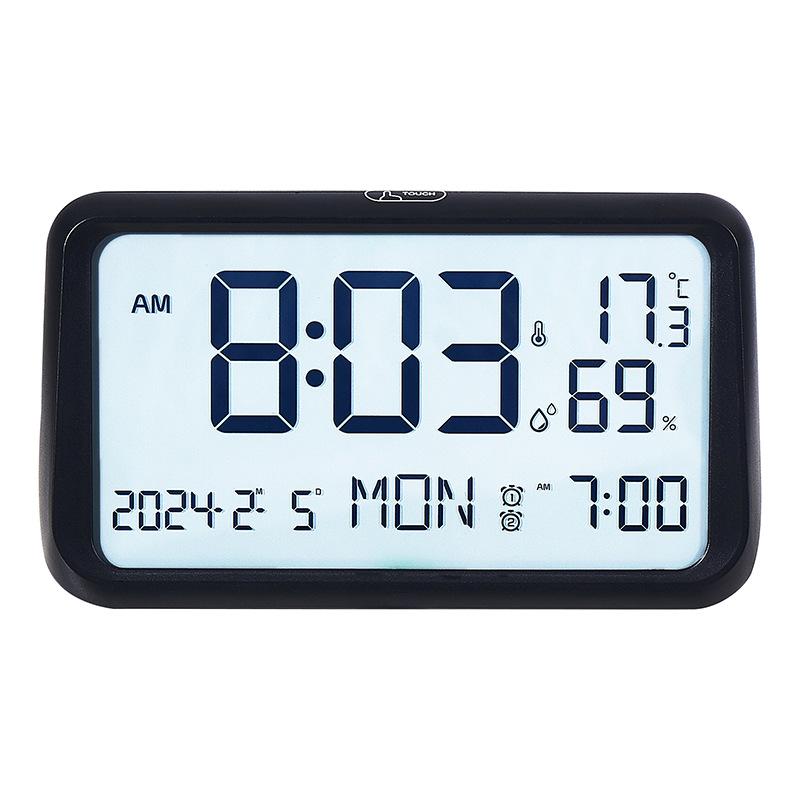 Creative New Product Front Desk Clock Large size Alarm Clock Multi Function Living Room Clock Room Clock Night Light