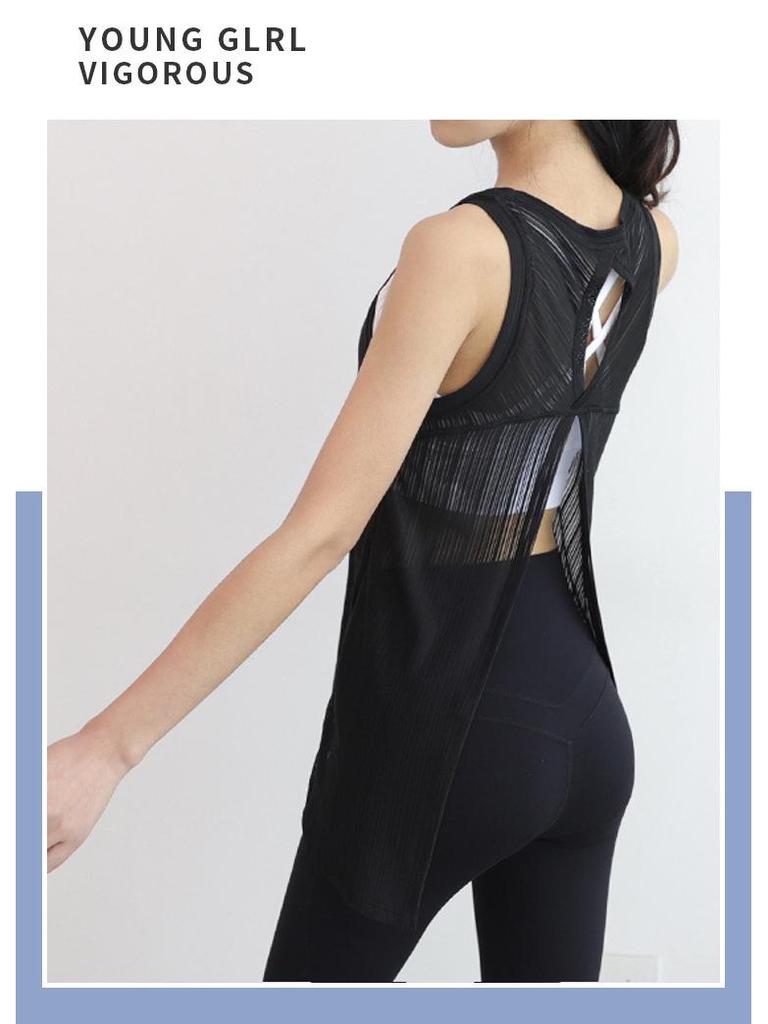 Women's Summer Mesh Sports Blouse: Lightweight, Breathable, Quick-Dry Sleeveless Yoga & Running Vest