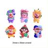 Craft Cute Cartoon Clown Design Flat Back Resin Cabochons Artificial Style Souvenir Model