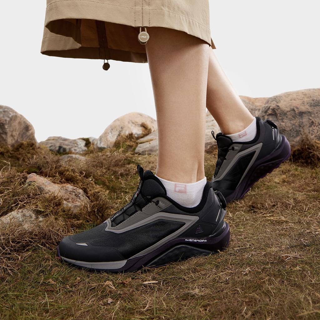 FILA Boa Wolf 2+ Outdoor Functional Shoes Women Sneakers Shadow-Black Gray A12W431204FDS