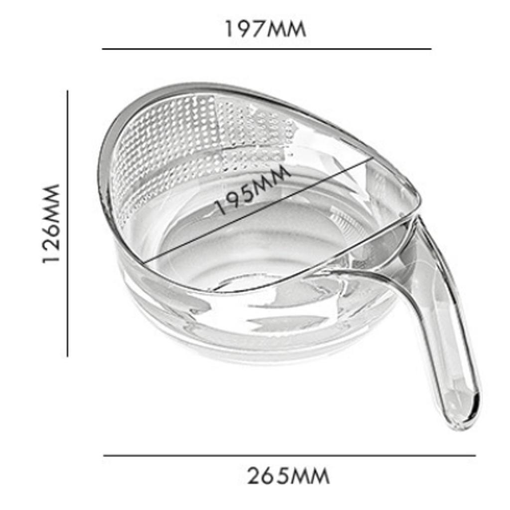 Rice Washing Filter Strainer Kitchen Tools Multipurpose Fruit Vegetable Bowl Drainer for Grapes Vegetable Straining Rice Peas