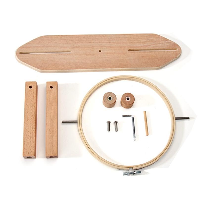 Wood Craft Frame Holder For Handmade Sewing Projects With Smooth Surfaces