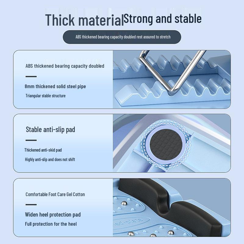 Portable Folding Calf Stretch and Yoga Trainer: Stretching Board with Incline for Legs and Ligament Shaping