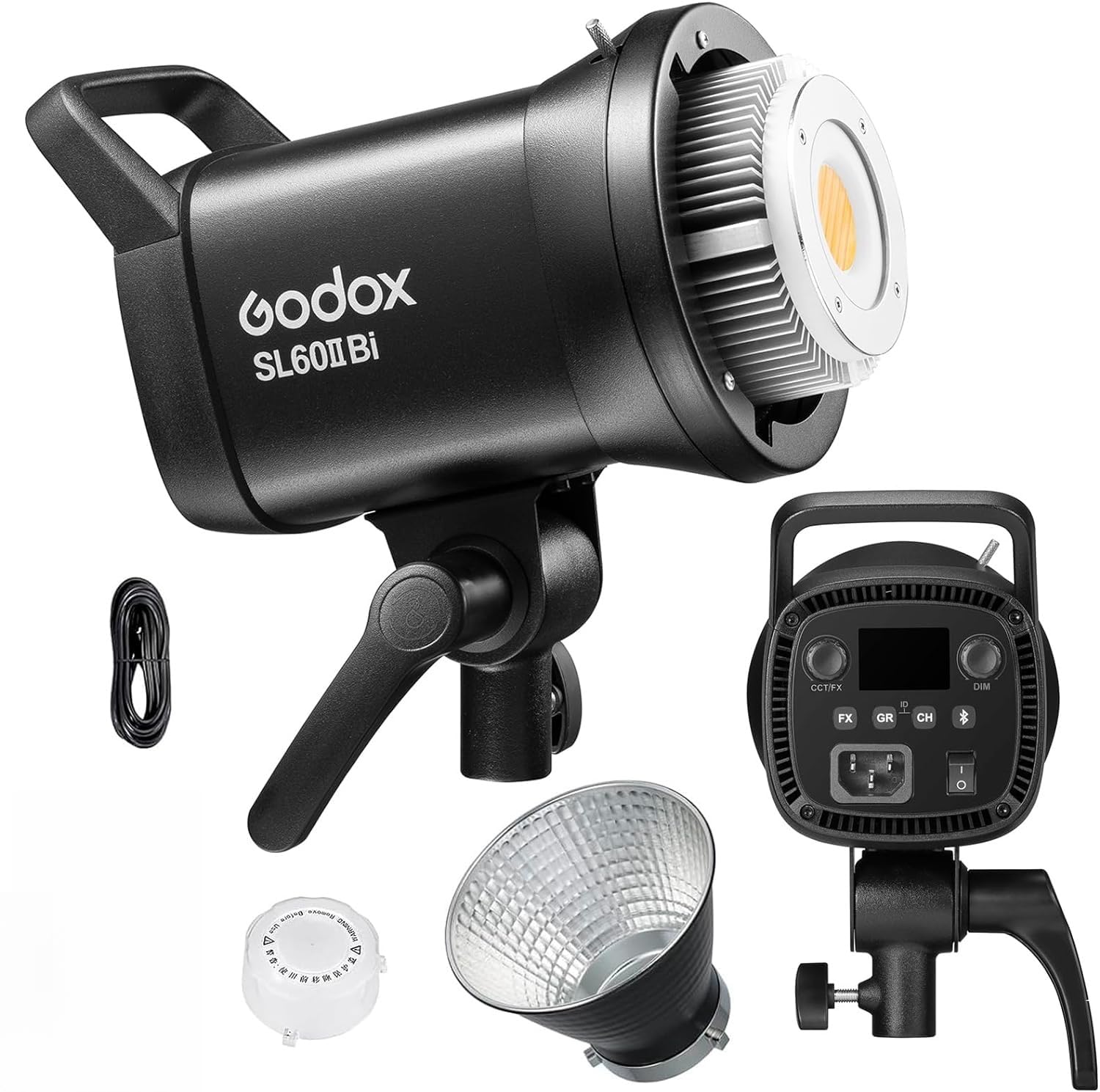 

Authorized Godox SL60IIBi 75W LED Video Light Bowens Mount Brightness Adjustment 11 FX Effect Modes Suitable for Still Video Shooting [GODOX Dealer]