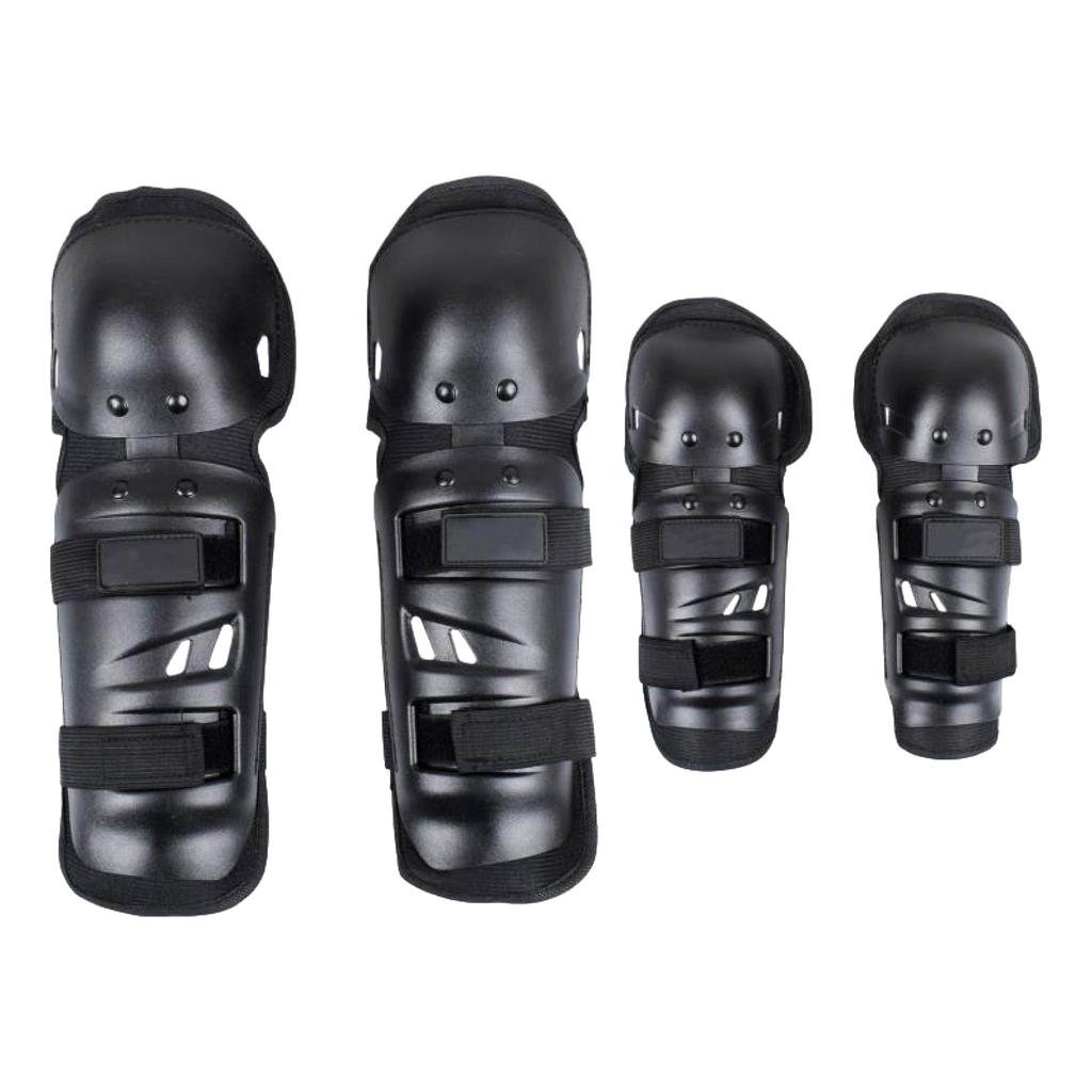 LMotorcycle Knee And Elbow Protectors Set Of Four Round Head Competition Protectors, Off-road Motorcycle Riding Equipment, Sports Protectors