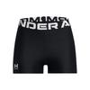 HeatGear® Letter Logo Print Elastic Waist Mid Rise Sports Shorts Women Shorts Black 1383629-001