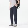 New Casual Solid Color Versatile Pants Men's and Women's Same Casual Pants Drawstring Wide Legs