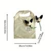 Shopping Must-have Instagram Style Simple Cartoon Animal Foldable Shopping Bag, Lightweight and Large Capacity Tote Bag