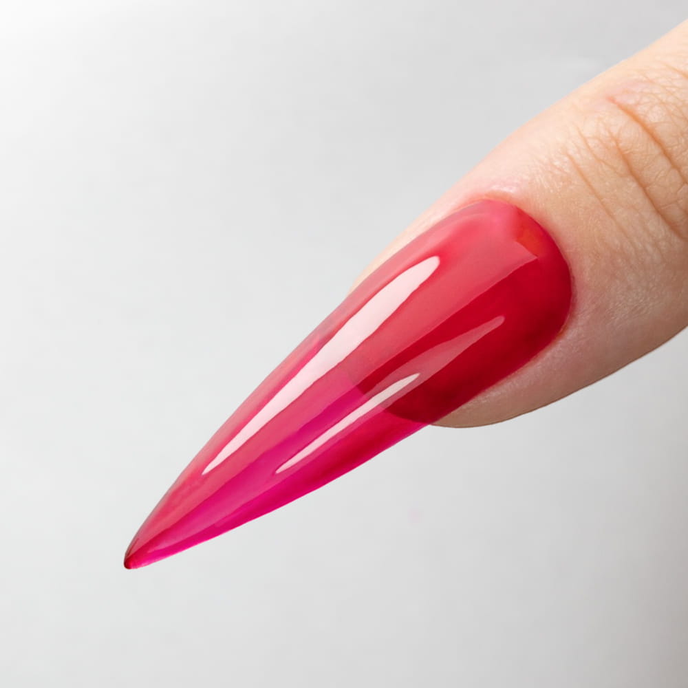 Kolorowy Top Bez Przemywania Top No Wipe Crystal Glass Molly Nails Raspberry Hema/Di-Hema Free 10G