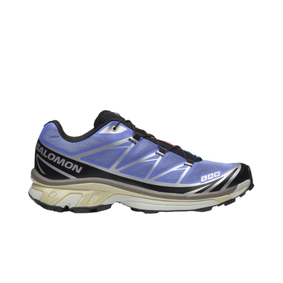 Salomon XT-6 Ultramarine Silver Black Unisex Sneakers Blue Footwear-Silver L47865100 42⅔