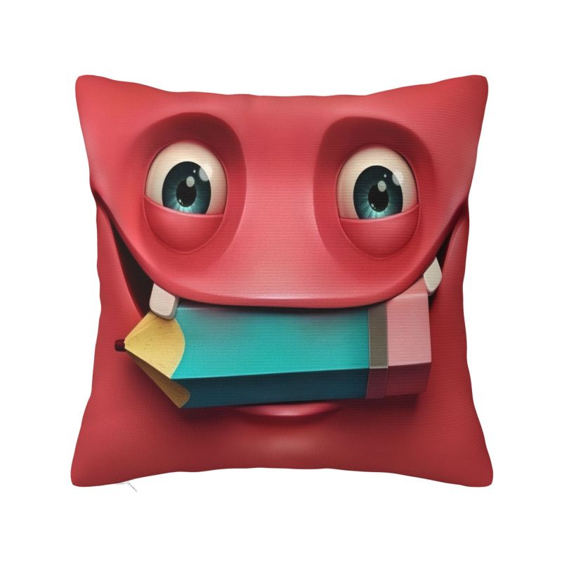 Custom Funny Expression Modern Throw Pillow Cover Home Decor Car Cushion