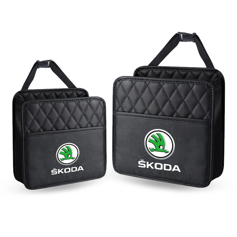 Torba do przechowywania w samochodzie Wielofunkcyjna kieszeń do przechowywania na oparcie siedzenia Zawieszenie Dla Skoda Octavia Superb Rapid Kodiaq Karoq Fabia Kamiq Roomster Citigo