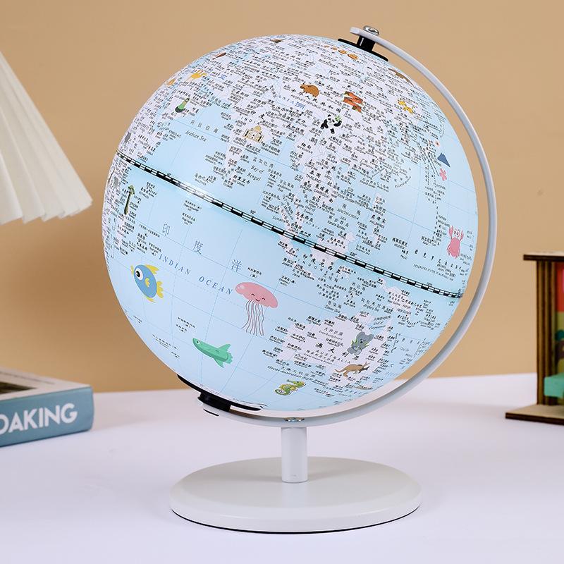 Princess Pink Gemini Globe AR Desk Lamp - Creative Birthday & New Year Gift for Kids.