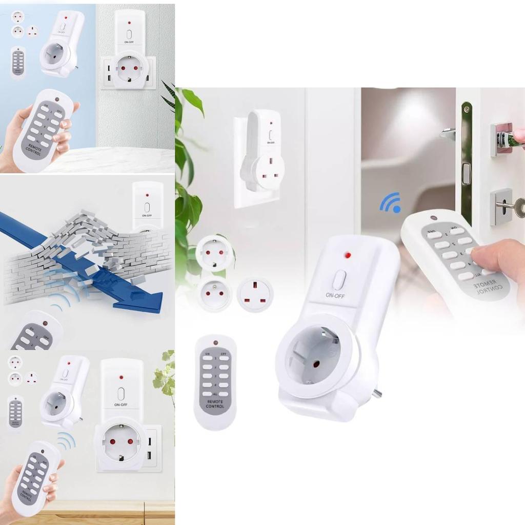 Versatile Smart Remote Control Socket For Home Kitchen With 30m Range And 220v Power