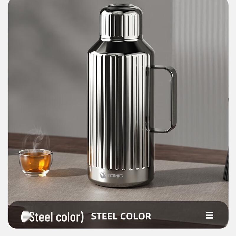 

TOMIC 304 Stainless Steel Insulated Thermos Pot with Temperature Display