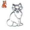 Emporte pieces a patisserie en forme de renard 6,5 cm inox - stadter