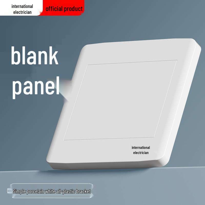 Gold 86 Typ Elektrische Nachttischlampe Wandschalterpanel mit Einzel-/Doppelsteuerung und Fünflochsteckdose