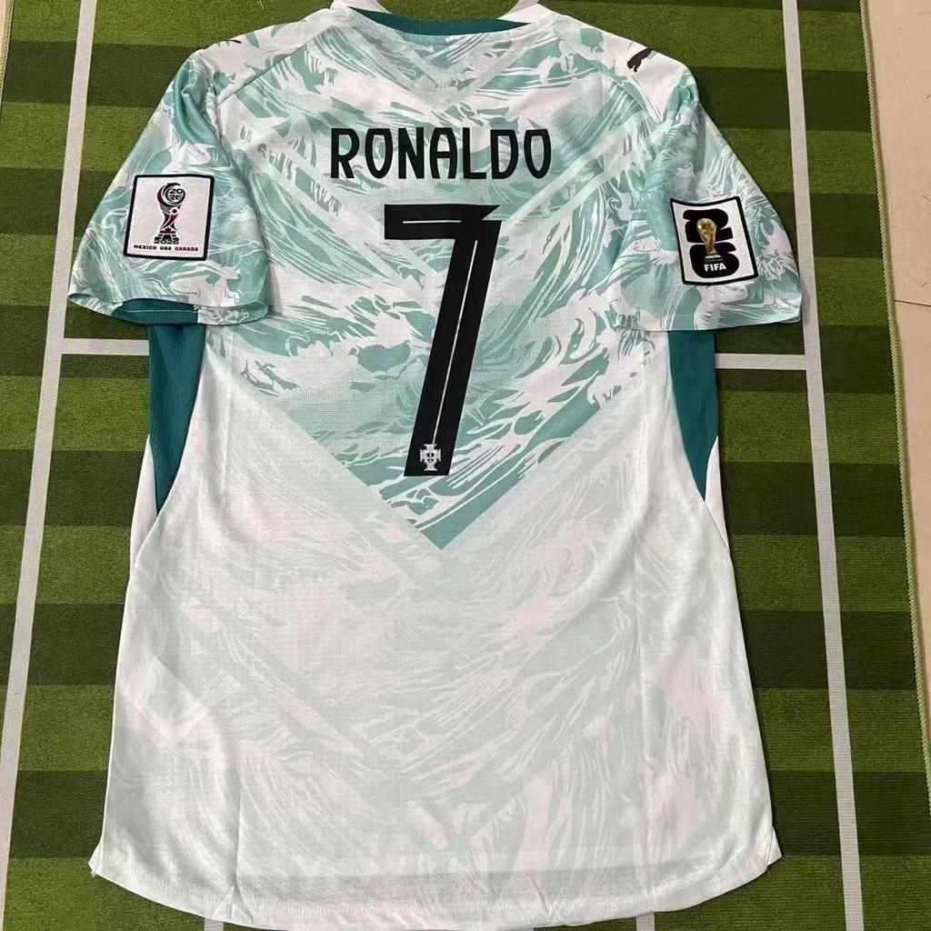 2026 Portugal World Cup Jersey - Player Edition: Cristiano Ronaldo No. 7 & Bruno Fernandes Fan Edition