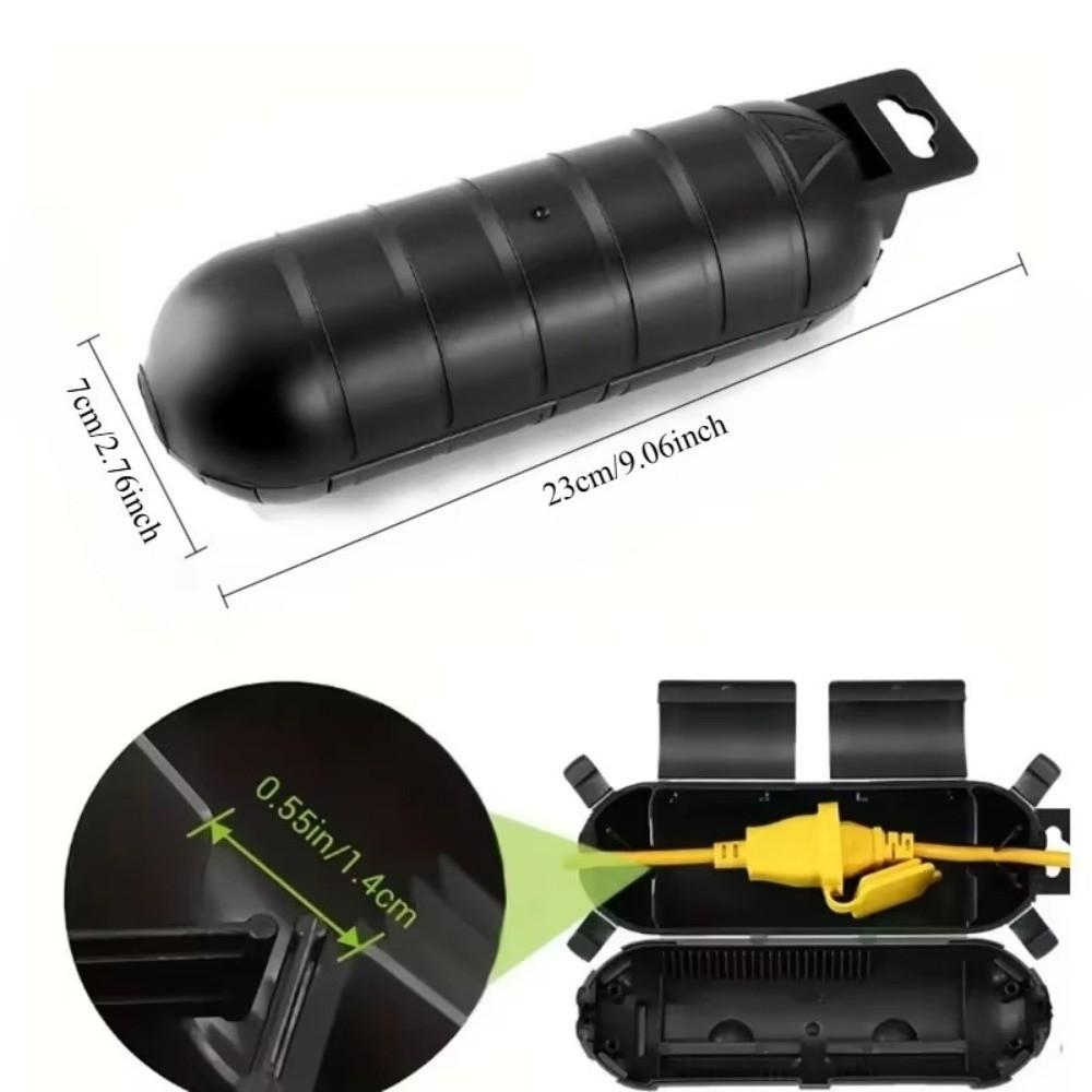 Waterproof Outdoor Extension Cord Protective Cover Electrical Connection Box Tools Fan