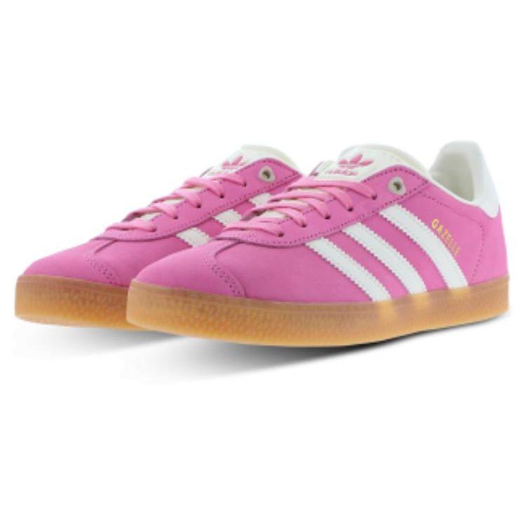 adidas Scarpe da ginnastica per bambini Gazelle J Pink Fusion Gum Ivory Gum-3 ID1107