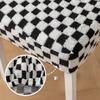 Mystical Modern Simple Chair Cover Dining Room Bedroom Home Dining Chair Cover Elastic Chair Cover Comfortable Cotton Wool Half-section Chair Cover