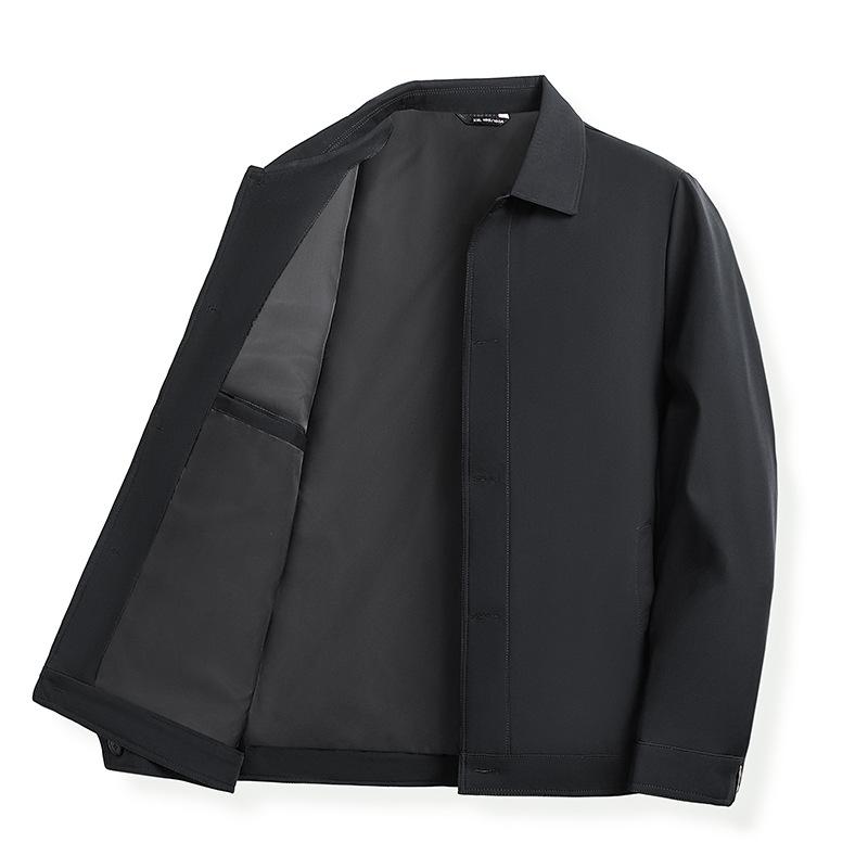 Frühling und Herbst Business Casual Reife Jacke Neue Jacke Herren mittleren Alters und ältere Revers Papa Kleidung