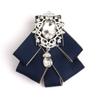 Alloy Bow Tie Gift Crystal Rhinestone Bowtie Luxulry Bowknot Brooches