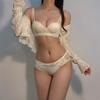 Donna Estate Pura Desiderio Sexy Pizzo Seno Piccolo Raccoglie Per Mostrare Grande Senza Ferretto Ricevi Coppia di Lingerie per il Latte