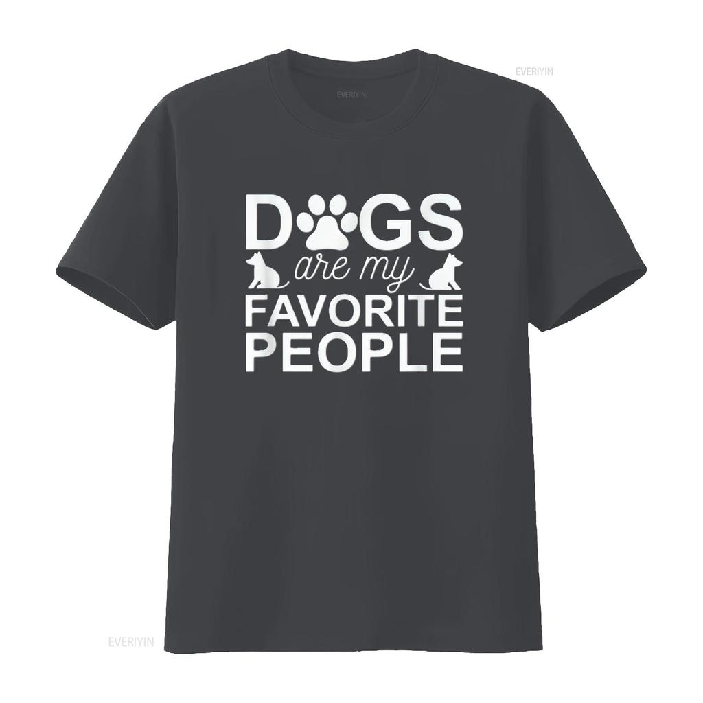 Mens Dogs Are My Favorite People Funny Dog Owner Lover T Shirt Black 3X Large vintage Washed Versatile Stylish fashion